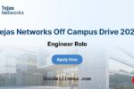 Tejas Networks Off Campus Drive 2026