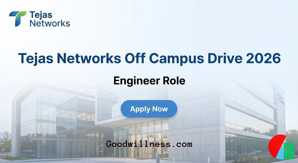 Tejas Networks Off Campus Drive 2026