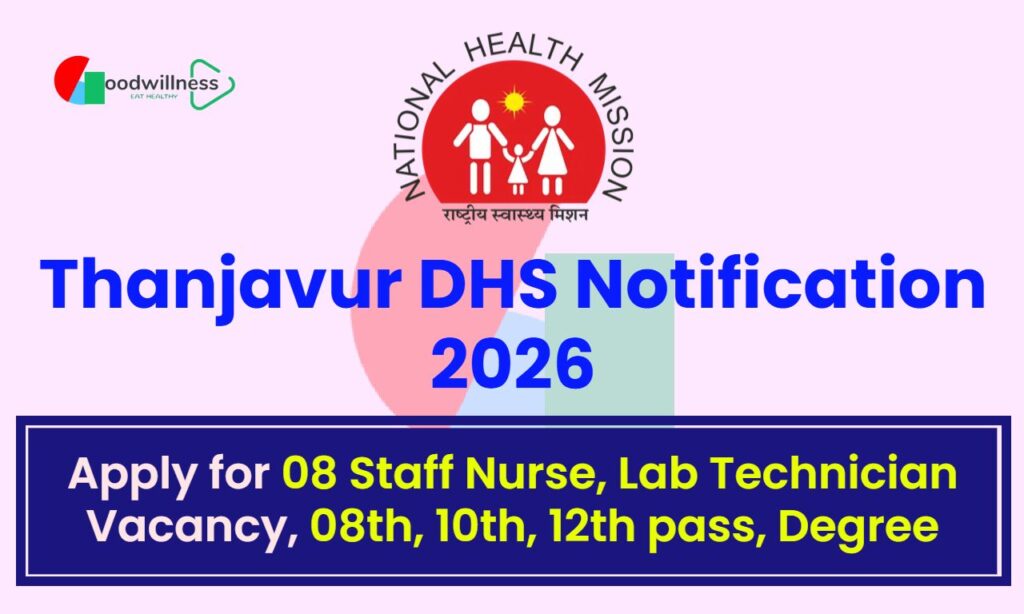 Thanjavur DHS Notification 2026