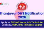 Thanjavur DHS Notification 2026