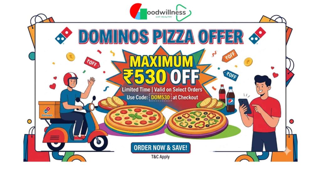 The Dominos Pizza offer Maximum ₹530 off 1 The Dominos Pizza offer Maximum ₹530 off