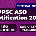 APPSC ASO Notification 2026 | 196 Assistant Statistical Officer Vacancy, Apply Online
