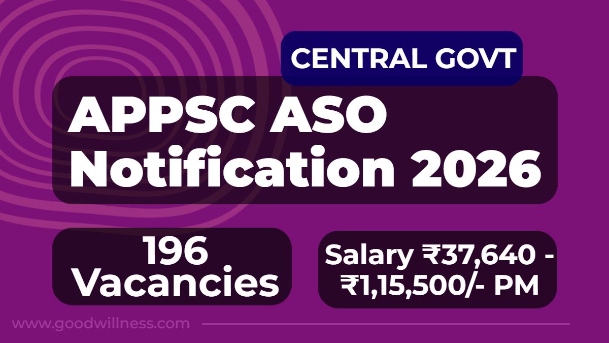 APPSC ASO Notification 2026