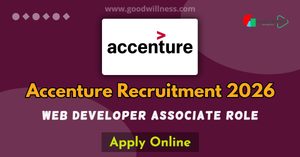 Accenture Web Developer Recruitment 2026
