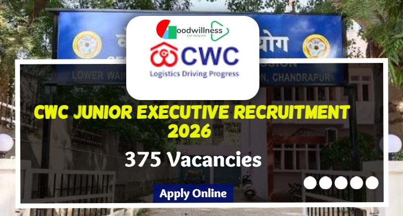 CWC Junior Executive Recruitment 2026 | 327 Junior Executive Posts 1 CWC Junior Executive Recruitment 2026
