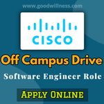 Cisco Off Campus Drive 2026 | Software Engineer | Apply Online