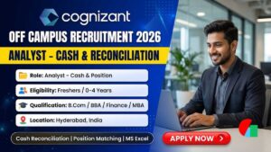 Cognizant Off Campus Hiring 2026