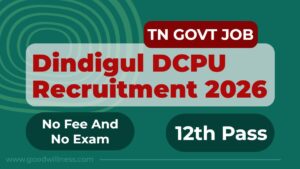 Dindigul DCPU Recruitment 2026
