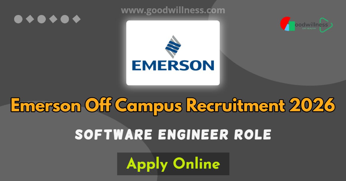 Emerson Off Campus Recruitment 2026 | Apply Online Software Engineer Role 1 Emerson Off Campus Recruitment 2026