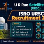 ISRO URSC Recruitment Notification 2026 | 61 Technician, Driver Vacancy, Apply Online