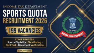 Income Tax Department Sports Recruitment 2026