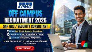 KPMG Off Campus Recruitment 2026