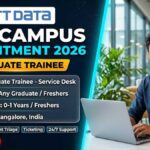 NTT DATA Off Campus Recruitment 2026 | Apply Online Graduate Trainee Role – Bangalore