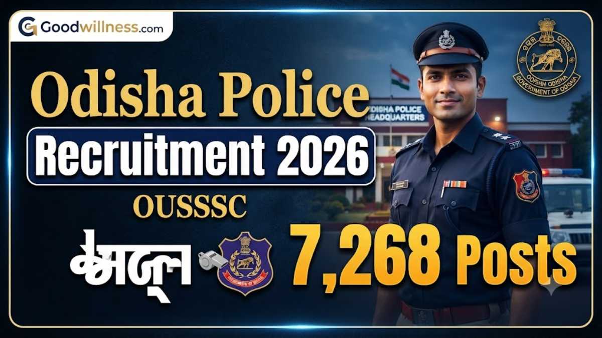 Odisha Police OUSSSC Recruitment 2026