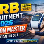 RRB Recruitment 2026 Notification | Apply Online 1,250 Station Master Vacancy