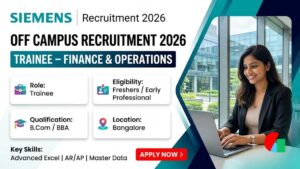 Siemens Off Campus Hiring 2026