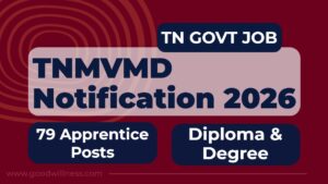 TNMVMD Apprentice Notification 2026